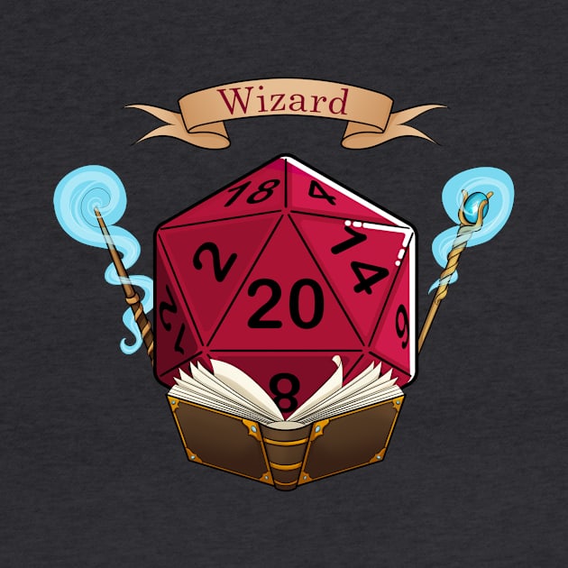 Wizard d20 by PaintbrushesAndPixels